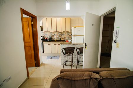 Sala de apartamento para alugar com 1 quarto, 45m² em Guilhermina, Praia Grande