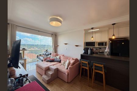 Sala  de apartamento para alugar com 2 quartos, 75m² em Campo Belo, São Paulo