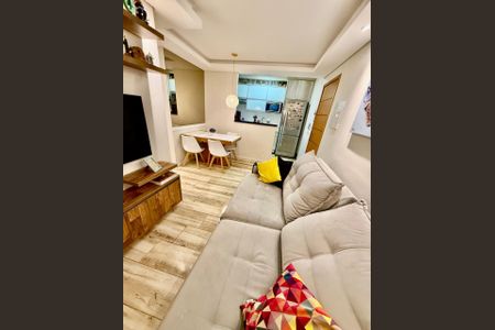 Sala de apartamento à venda com 2 quartos, 52m² em Vila Humaita, Santo André