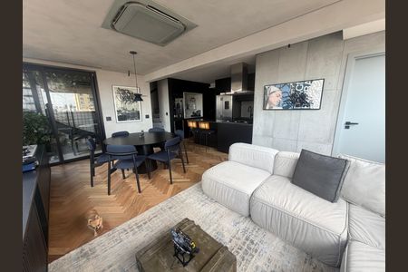 Sala de apartamento à venda com 3 quartos, 130m² em Vila Olímpia, São Paulo