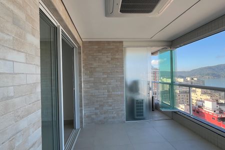Varanda da Sala de apartamento para alugar com 2 quartos, 84m² em Embaré, Santos