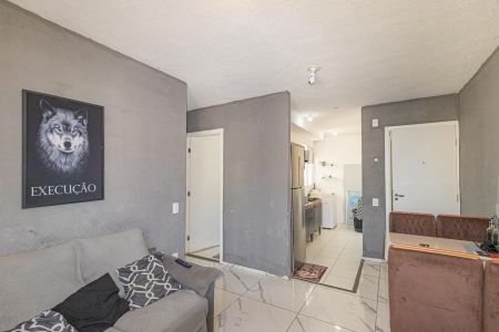 Sala/Cozinha de apartamento à venda com 2 quartos, 49m² em Mato Grande, Canoas