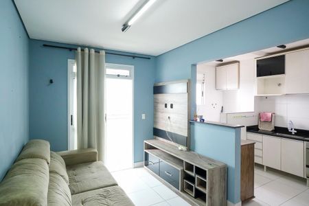 Sala  de apartamento para alugar com 1 quarto, 42m² em Rudge Ramos, São Bernardo do Campo