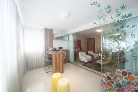 Varanda da Sala de apartamento à venda com 4 quartos, 120m² em Buritis, Belo Horizonte