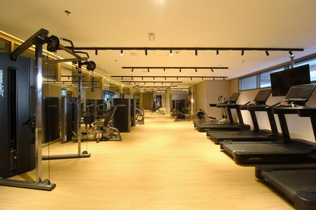 Área Comum - Academia de apartamento para alugar com 1 quarto, 44m² em Indianópolis, São Paulo