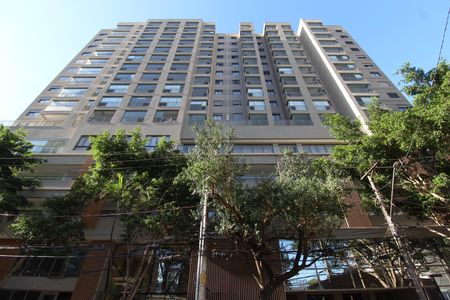 Fachada do Prédio de apartamento para alugar com 1 quarto, 44m² em Indianópolis, São Paulo