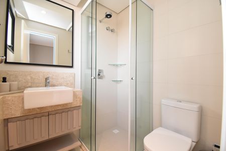 Apartamento para alugar com 50m², 1 quarto e 1 vagaBanheiro da Suíte