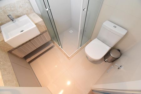 Apartamento para alugar com 50m², 1 quarto e 1 vagaBanheiro da Suíte