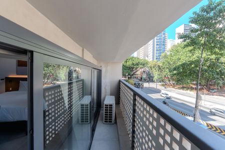 Studio para alugar com 37m², 1 quarto e sem vagaSacada