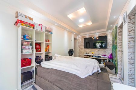 Sala de apartamento à venda com 2 quartos, 54m² em Jardim Santo André Cdhu, Santo André