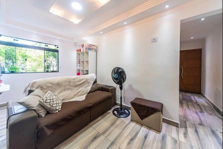 Sala de apartamento à venda com 2 quartos, 54m² em Jardim Santo André Cdhu, Santo André