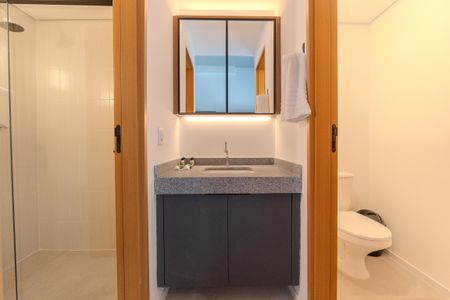 Studio para alugar com 43m², 1 quarto e sem vagaBanheiro