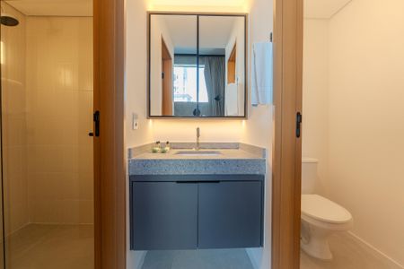 Studio para alugar com 49m², 1 quarto e sem vagaBanheiro