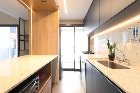 Apartamento à venda com 99m², 2 quartos e 2 vagasCozinha e Área de Serviço