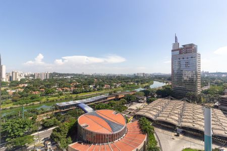 Vista/Varanda de kitnet/studio para alugar com 1 quarto, 28m² em Pinheiros, São Paulo