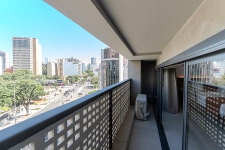 Studio para alugar com 49m², 1 quarto e sem vagaSacada