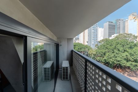 Studio para alugar com 37m², 1 quarto e sem vagaSacada