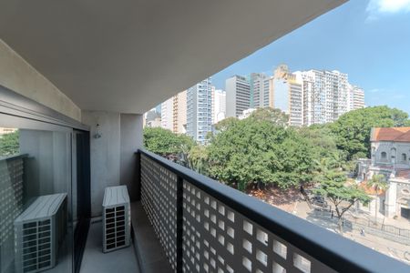 Studio para alugar com 37m², 1 quarto e sem vagaSacada
