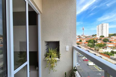 Varanda da Sala  de apartamento para alugar com 2 quartos, 55m² em Residencial Villa Garden, Campinas