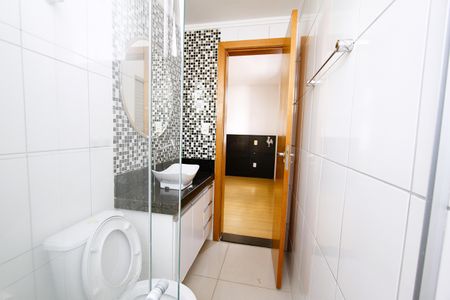 Apartamento à venda com 76m², 3 quartos e 2 vagasBanheiro da Suíte