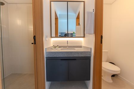 Studio para alugar com 43m², 1 quarto e sem vagaBanheiro