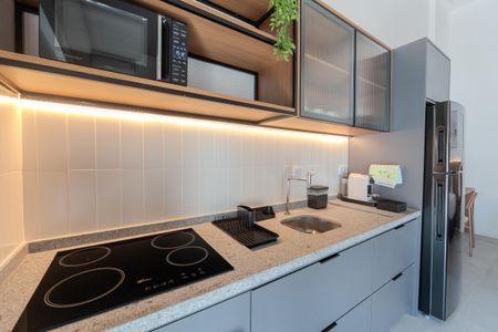 Studio para alugar com 43m², 1 quarto e sem vagaCozinha