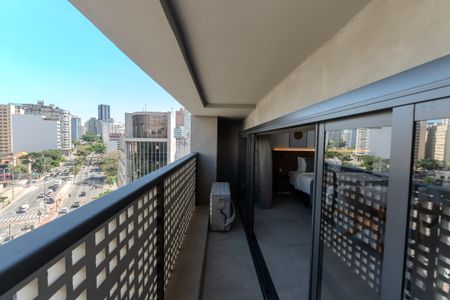 Studio para alugar com 49m², 1 quarto e sem vagaSacada