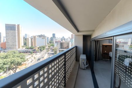 Studio para alugar com 49m², 1 quarto e sem vagaSacada