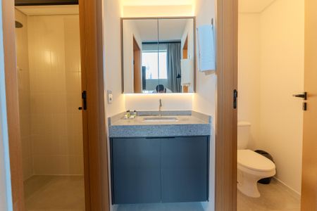 Studio para alugar com 49m², 1 quarto e sem vagaBanheiro