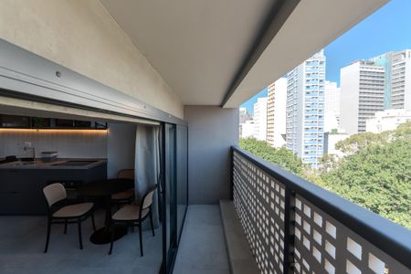 Studio para alugar com 49m², 1 quarto e sem vagaSacada