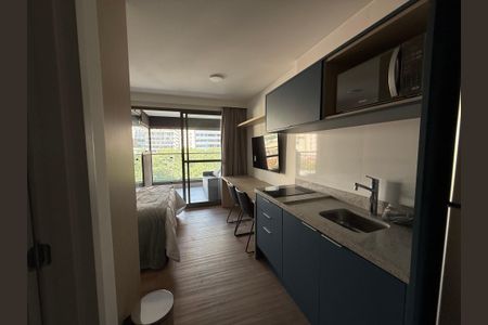 Studio para alugar com 31m², 1 quarto e sem vagaCozinha/Quarto