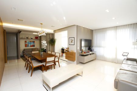 Sala de apartamento à venda com 4 quartos, 154m² em Belvedere, Belo Horizonte