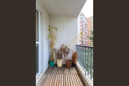 Varanda da Sala de apartamento para alugar com 3 quartos, 79m² em Vila Andrade, São Paulo