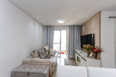 Sala  de apartamento à venda com 3 quartos, 76m² em Vila das Belezas, São Paulo