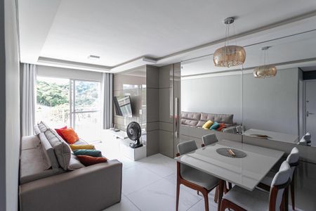 Sala de apartamento à venda com 3 quartos, 71m² em Paquetá, Belo Horizonte