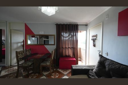 Sala de apartamento à venda com 2 quartos, 49m² em Jardim Alzira Franco, Santo André