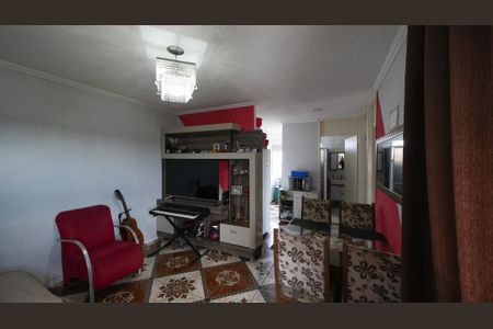 Sala de apartamento à venda com 2 quartos, 49m² em Jardim Alzira Franco, Santo André