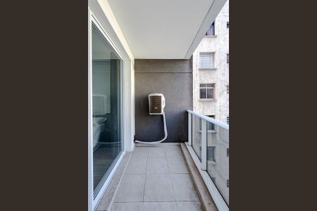 Varanda de kitnet/studio para alugar com 1 quarto, 25m² em Sé, São Paulo