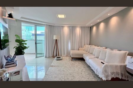 Sala de apartamento à venda com 4 quartos, 105m² em Buritis, Belo Horizonte