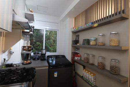 Apartamento à venda com 57m², 2 quartos e 1 vagaCozinha e Área de Serviço