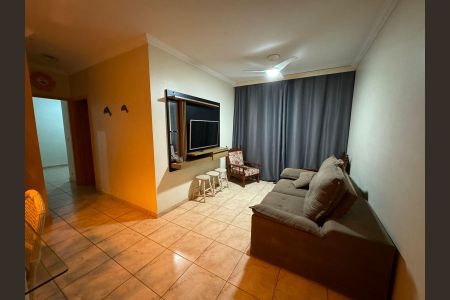 Sala de apartamento para alugar com 3 quartos, 75m² em Jardim Praiano, Guarujá