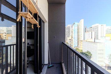 Studio à venda com 22m², 1 quarto e sem vagaVaranda