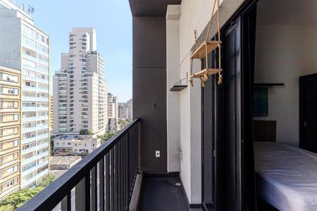 Studio à venda com 22m², 1 quarto e sem vagaVaranda