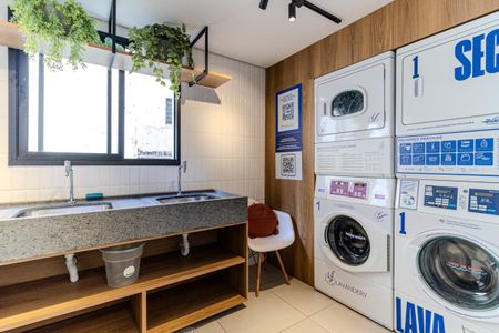 Studio à venda com 22m², 1 quarto e sem vagaLavanderia