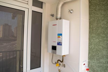 Apartamento à venda com 46m², 2 quartos e 1 vagaSacada / Área de serviço