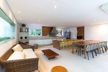Studio para alugar com 33m², 1 quarto e 1 vaga Studio para alugar com 33m², 1 quarto e 1 vagaÁrea comum - Churrasqueira