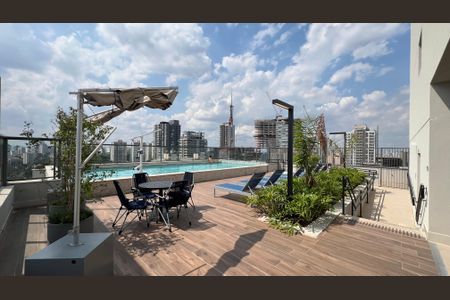 Studio à venda com 34m², 1 quarto e sem vagaPiscina