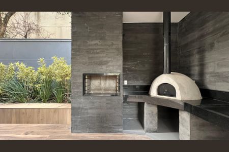 Studio à venda com 34m², 1 quarto e sem vagaChurrasqueira