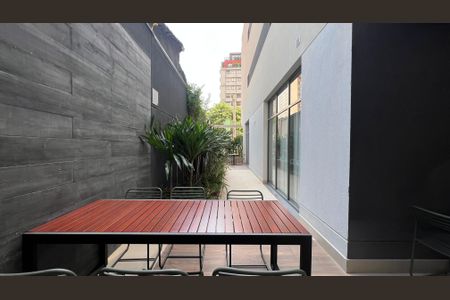 Studio à venda com 34m², 1 quarto e sem vagaChurrasqueira