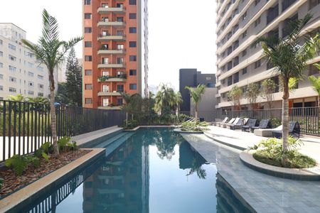 Studio para alugar com 28m², 1 quarto e sem vagaPiscina